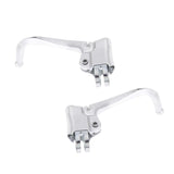 Maxbell Maxbell 1 Pair Aluminum Alloy Bike Handlebar Brake Levers Hand Brake Levers Silver