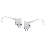 Maxbell Maxbell 1 Pair Aluminum Alloy Bike Handlebar Brake Levers Hand Brake Levers Silver