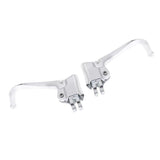 Maxbell Maxbell 1 Pair Aluminum Alloy Bike Handlebar Brake Levers Hand Brake Levers Silver