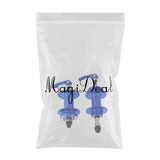Maxbell Maxbell 1 Pair Bike Front & Rear Hub Disc Brake Hub Set 36Hole w/ Quick Release Blue