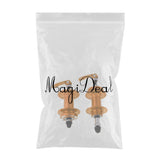 Maxbell Maxbell 1 Pair Bike Front & Rear Hub Disc Brake Hub Set 36Hole w/ Quick Release Gold