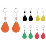 Maxbell Maxbell 2 Pieces Water-drop Shape Floating Key Ring Marine Boat Sailing Float Orange