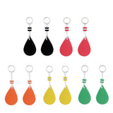 Maxbell Maxbell 2 Pieces Water-drop Shape Floating Key Ring Marine Boat Sailing Float Orange