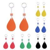 Maxbell Maxbell 2 Pieces Water-drop Shape Floating Key Ring Marine Boat Sailing Float Orange