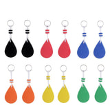 Maxbell Maxbell 2 Pieces Water-drop Shape Floating Key Ring Marine Boat Sailing Float Orange