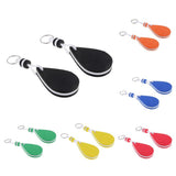 Maxbell Maxbell 2 Pieces Water-drop Shape Floating Key Ring Marine Boat Sailing Float Orange