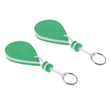 Maxbell 2 Pieces Water-drop Shape Floating Key Ring Marine Boat Sailing Float Green - Aladdin Shoppers