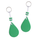 Maxbell 2 Pieces Water-drop Shape Floating Key Ring Marine Boat Sailing Float Green - Aladdin Shoppers