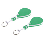 Maxbell 2 Pieces Water-drop Shape Floating Key Ring Marine Boat Sailing Float Green - Aladdin Shoppers