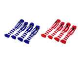 Maxbell Maxbell 4Pcs Pom Pom Knit Headcover Long Neck Driver Fairway Woods Head Cover Red