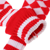 Maxbell Maxbell 4Pcs Pom Pom Knit Headcover Long Neck Driver Fairway Woods Head Cover Red