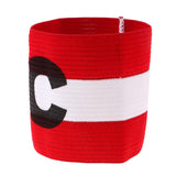 Maxbell Football Soccer Sports Arm Adjustable Bands Captain Armband #1 red - Aladdin Shoppers