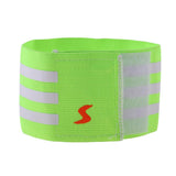 Maxbell Football Soccer Sports Arm Adjustable Bands Captain Armband #2 green - Aladdin Shoppers