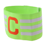 Maxbell Football Soccer Sports Arm Adjustable Bands Captain Armband #2 green - Aladdin Shoppers