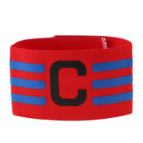 Maxbell Maxbell Football Soccer Sports Arm Adjustable Bands Captain Armband #2 red