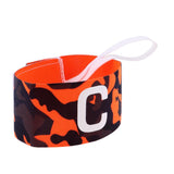 Maxbell Maxbell Football Soccer Sports Arm Adjustable Bands Captain Armband #3 orange