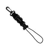 Maxbell Scuba Dive Light Camera BCD Lanyard with Quick Release Buckle Clip Black A