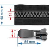 Maxbell 1 Piece Heavy Duty #20 Marine Boat Top Zippers for Outdoor Canvas 92cm - Aladdin Shoppers