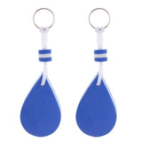 Maxbell 2 Pieces Water-drop Shape Floating Key Ring Marine Boat Sailing Float Blue - Aladdin Shoppers