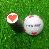 Maxbell Maxbell Long Lasting Golf Ball Stamp Stamper Marker Impression Seal for Golfer Heart