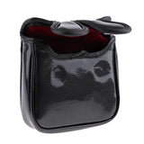 Maxbell Maxbell Square Skull Golf Mallet Putter Head Cover Bag with Magnetic Closure Black