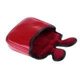 Maxbell Maxbell Square Skull Golf Mallet Putter Head Cover Bag with Magnetic Closure Red