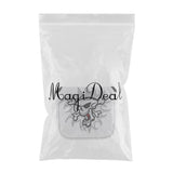 Maxbell Maxbell Square Skull Golf Mallet Putter Head Cover Bag with Magnetic Closure White