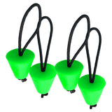Maxbell 8 Pieces Green Rubber Universal Kayak Scupper Plugs Drain Holes Stopper Bung