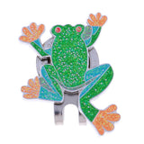 Maxbell Long Lasting Golf Ball Stamp Stamper Marker Frog Hat Cap Clip for Golfer
