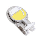Maxbell 2 Golf Cap Clip Putt Ball Marker for Golf Hat Visor Golfer Gift Winecup Frog
