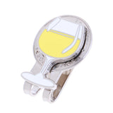 Maxbell 2 Golf Cap Clip Putt Ball Marker for Golf Hat Visor Golfer Gift Winecup Frog