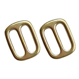 Maxbell Maxbell 2Pcs Brass Weight Belt Keeper Stopper Slider Retainer for Scuba Diving 15mm