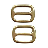 Maxbell Maxbell 2Pcs Brass Weight Belt Keeper Stopper Slider Retainer for Scuba Diving 15mm