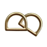 Maxbell 2 Sets Brass Lobster Clasp Hook Swivel Trigger Snap Hook & D Ring