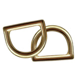 Maxbell 2 Sets Brass Lobster Clasp Hook Swivel Trigger Snap Hook & D Ring