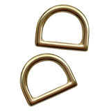 Maxbell 2 Sets Brass Lobster Clasp Hook Swivel Trigger Snap Hook & D Ring