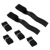 Maxbell Maxbell 6 Pieces Tennis Badminton Squash Racket Grip Overgrip Tape Black