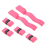 Maxbell Maxbell 6 Pieces Tennis Badminton Squash Racket Grip Overgrip Tape Pink