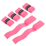 Maxbell Maxbell 6 Pieces Tennis Badminton Squash Racket Grip Overgrip Tape Pink