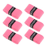 Maxbell Maxbell 6 Pieces Tennis Badminton Squash Racket Grip Overgrip Tape Pink