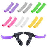 Maxbell Maxbell 1 Pair Soft Bike Brake Lever Cover Grip Guard Protector Handle Sleeve Purple