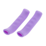 Maxbell Maxbell 1 Pair Soft Bike Brake Lever Cover Grip Guard Protector Handle Sleeve Purple