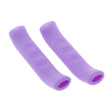 Maxbell Maxbell 1 Pair Soft Bike Brake Lever Cover Grip Guard Protector Handle Sleeve Purple