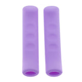 Maxbell Maxbell 1 Pair Soft Bike Brake Lever Cover Grip Guard Protector Handle Sleeve Purple
