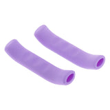 Maxbell Maxbell 1 Pair Soft Bike Brake Lever Cover Grip Guard Protector Handle Sleeve Purple