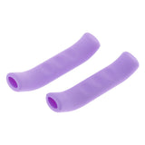 Maxbell Maxbell 1 Pair Soft Bike Brake Lever Cover Grip Guard Protector Handle Sleeve Purple