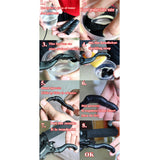 Maxbell Maxbell 1 Pair Soft Bike Brake Lever Cover Grip Guard Protector Handle Sleeve Green