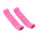 Maxbell Maxbell 1 Pair Soft Bike Brake Lever Cover Grip Guard Protector Handle Sleeve Pink