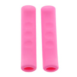 Maxbell Maxbell 1 Pair Soft Bike Brake Lever Cover Grip Guard Protector Handle Sleeve Pink