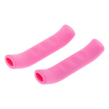 Maxbell Maxbell 1 Pair Soft Bike Brake Lever Cover Grip Guard Protector Handle Sleeve Pink
